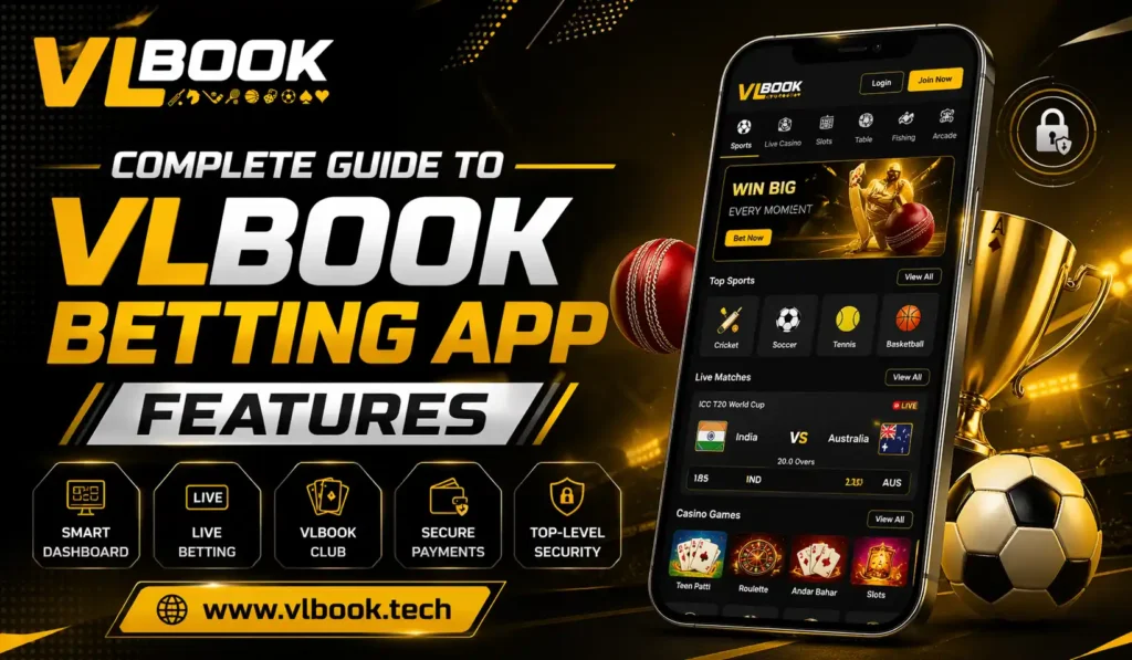 Vlbook Betting App Features Dashboard and Security