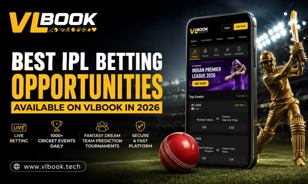 Best IPL Betting Opportunities Available on VLBook in 2026