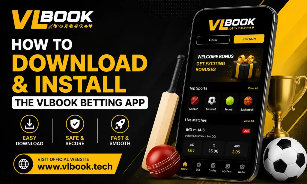 Download and Install VLBook Betting App