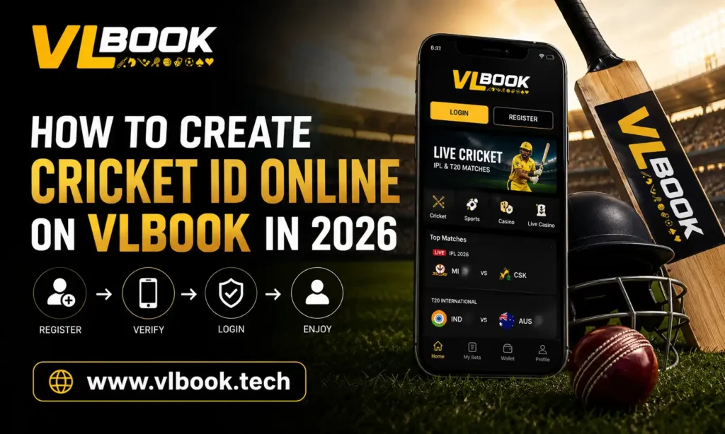How to Create Cricket ID Online on VLBook in 2026